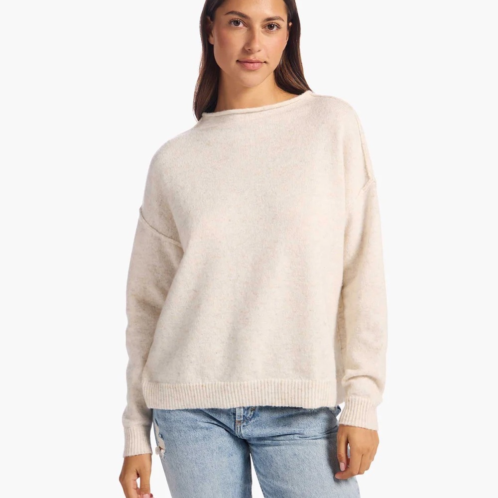 nuuds Cozy Knit Mock Neck Sweater
